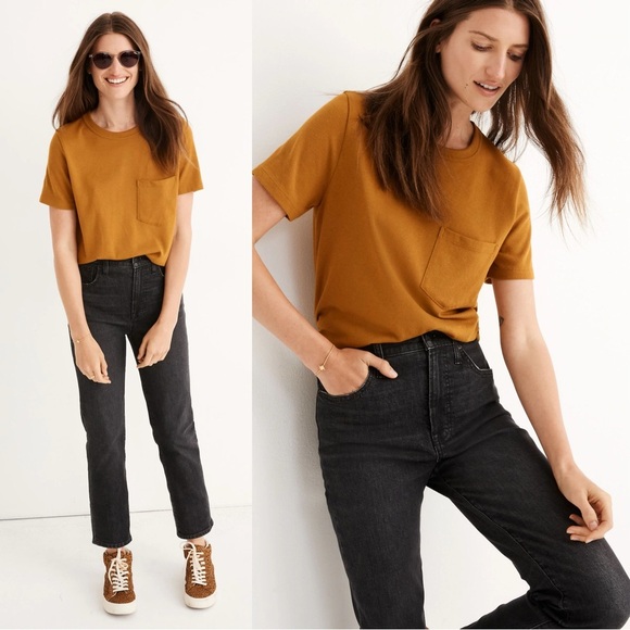 Madewell The Perfect Vintage Jean High Rise Tapered Leg in Sumner Wash Black 26 - Picture 2 of 16